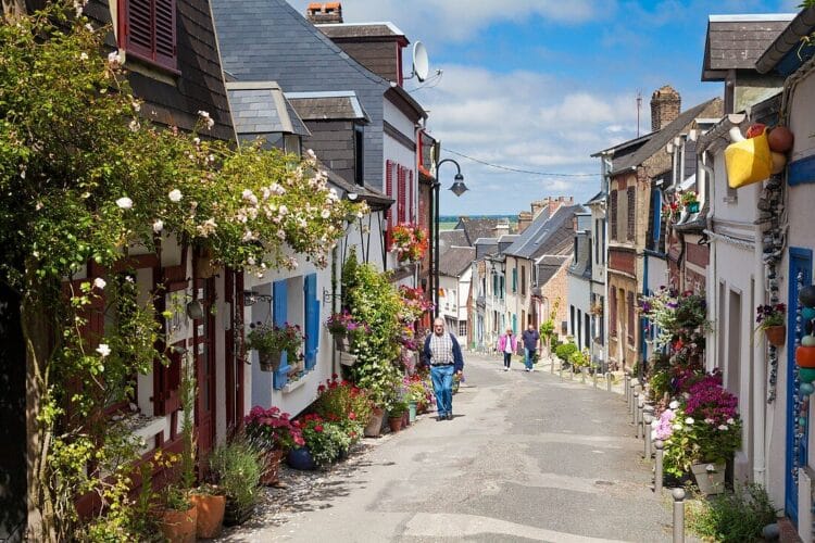 Vue d'une typique de St Valery