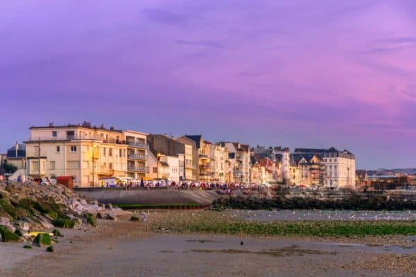 Wimereux au coucher du soleil
