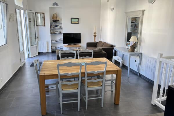 Séjour de la villa à louer