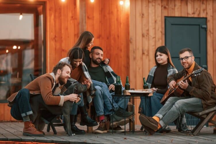 Le gite, cadre propice à la convivialité