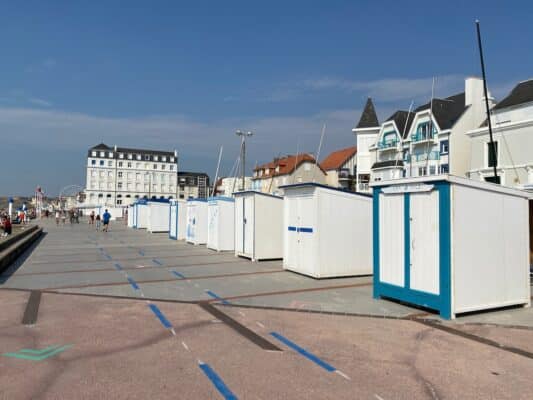 Vue de la digue promenade de Wimereux