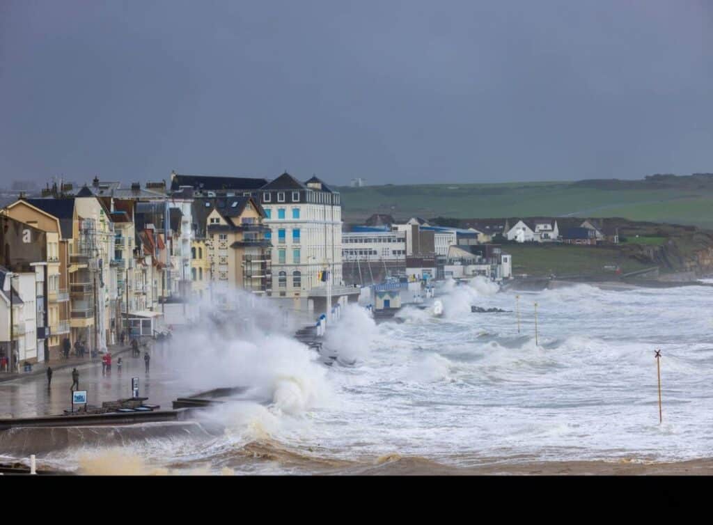 Les grandes marées à Wimereux