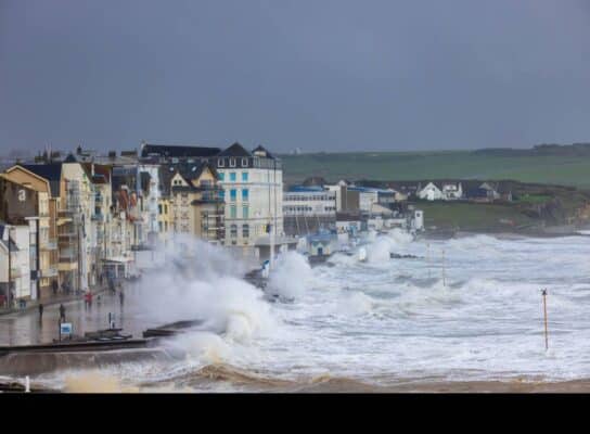 Les grandes marées à Wimereux