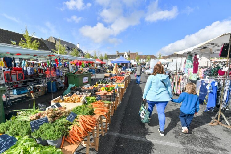Le marché d'Audruicq dans le Pas-de-Calais