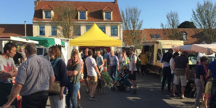 Marché de Wissant sur la Côte d'Opale