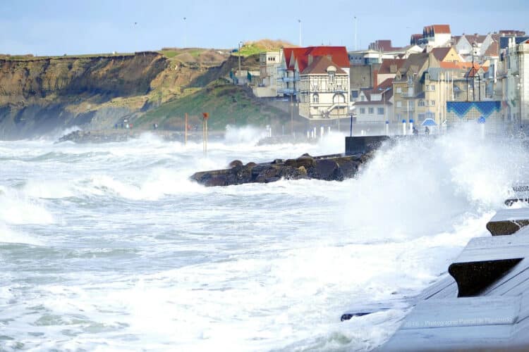 Wimereux pendant les grandes marées