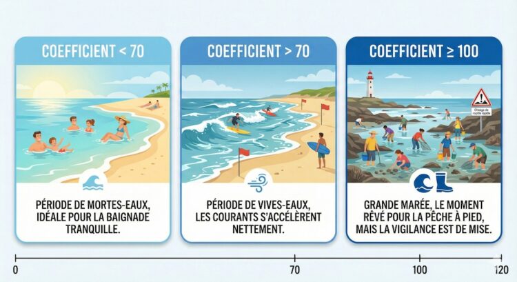 Coefficients de marées