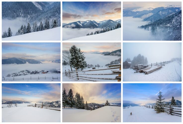 Saison d'hiver pour la location de gîtes